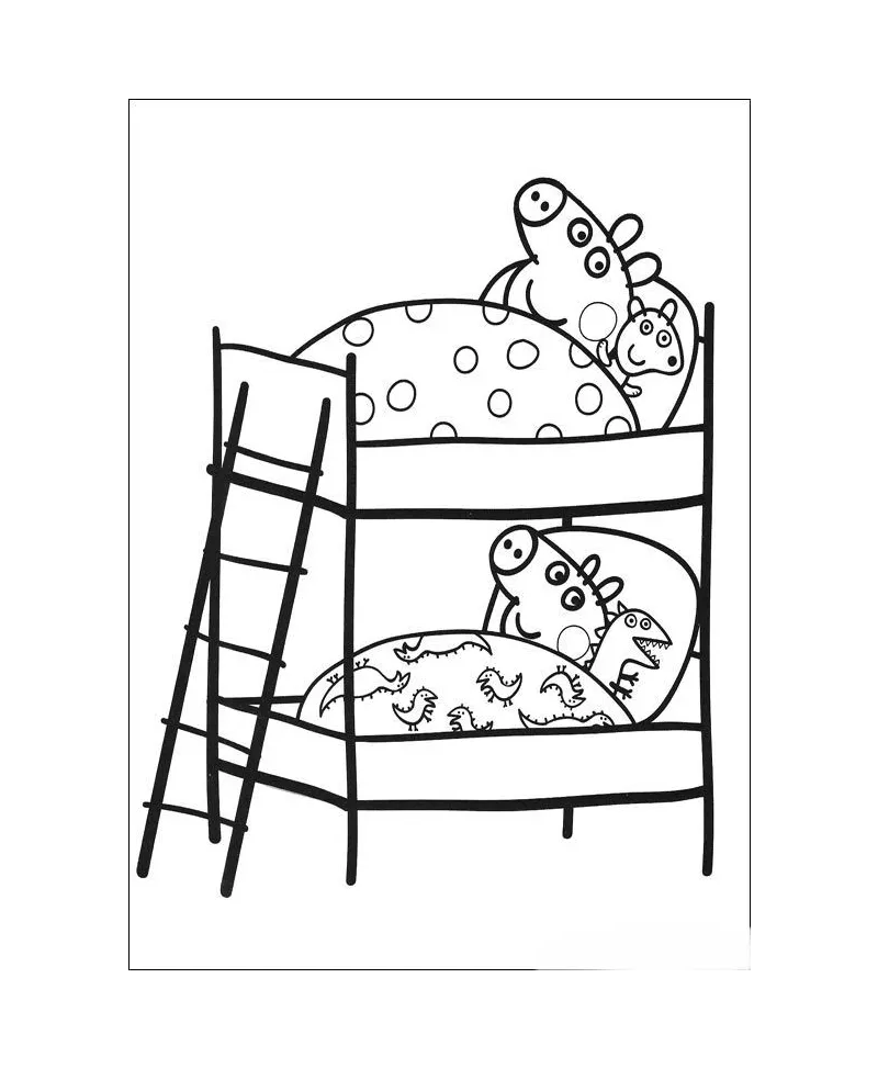 Desenhos para colorir da Peppa Pig 33 Desenhos para colorir da Peppa Pig 33