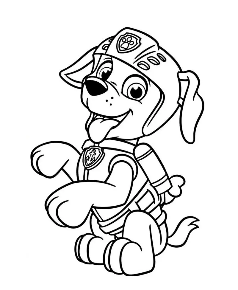 desenhos para colorir Patrulha Canina 061