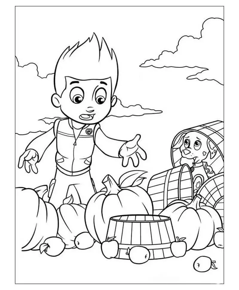 desenhos para colorir Patrulha Canina 104