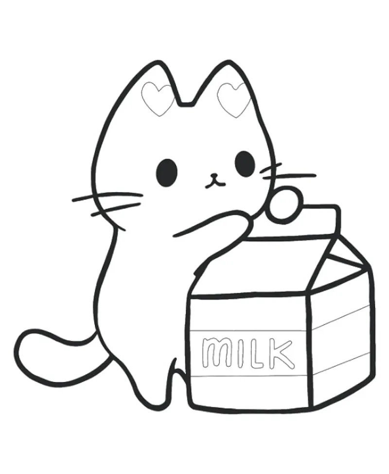 desenhos para colorir gato 01