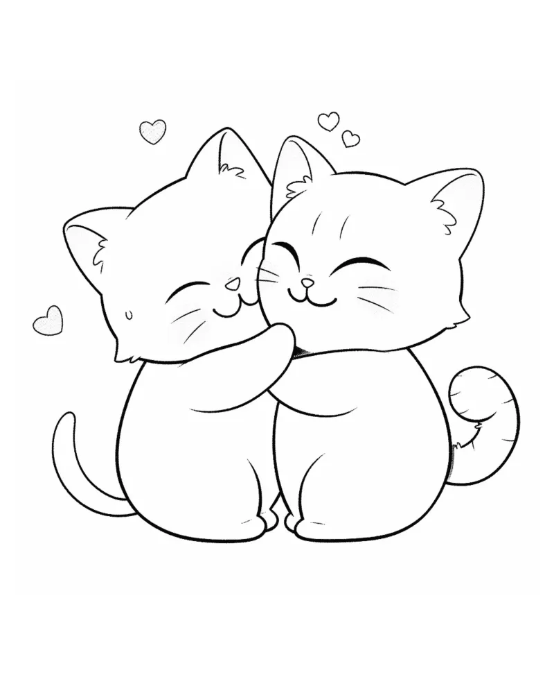 desenhos para colorir gato 04