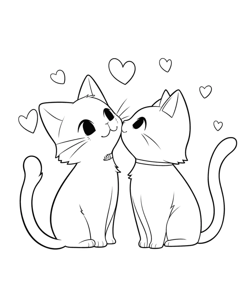 desenhos para colorir gato 05