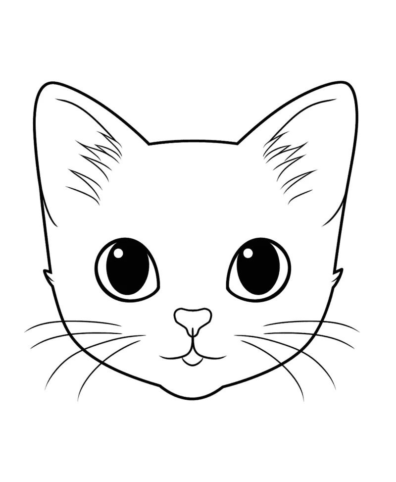 desenhos para colorir gato 11