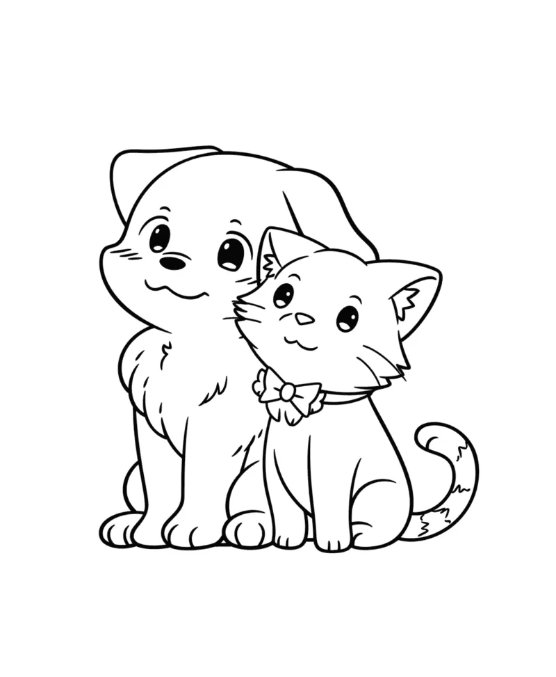 desenhos para colorir gato 12