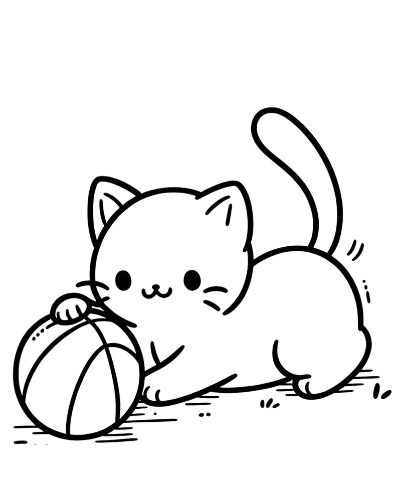 desenhos para colorir gato 24