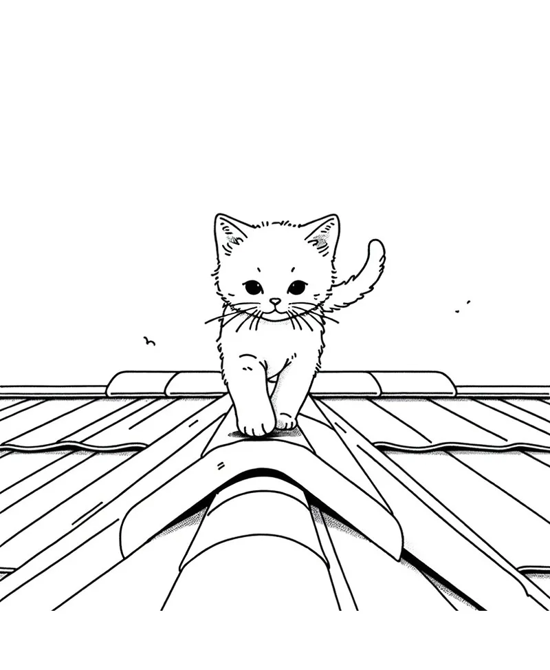 desenhos para colorir gato 25