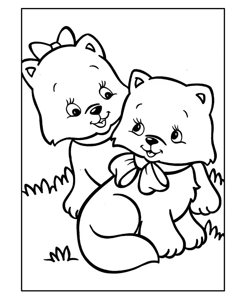 desenhos para colorir gato 40