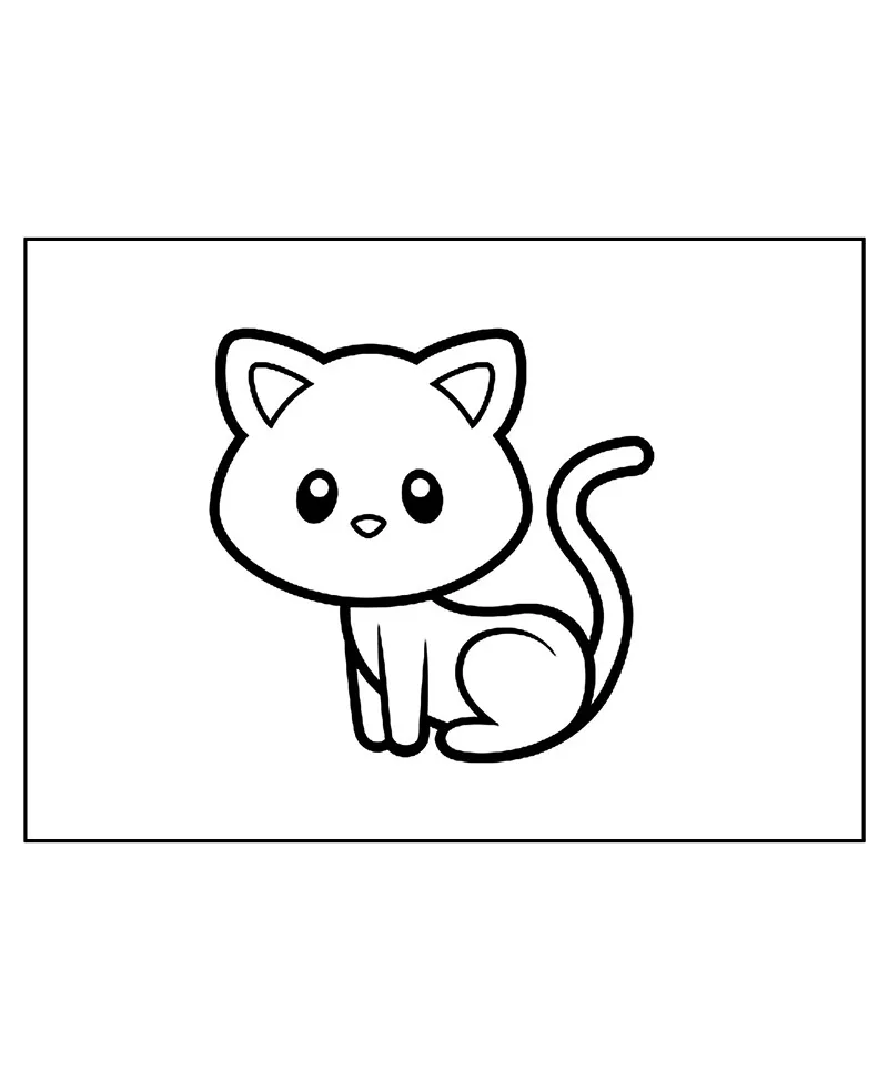 desenhos para colorir gato 43
