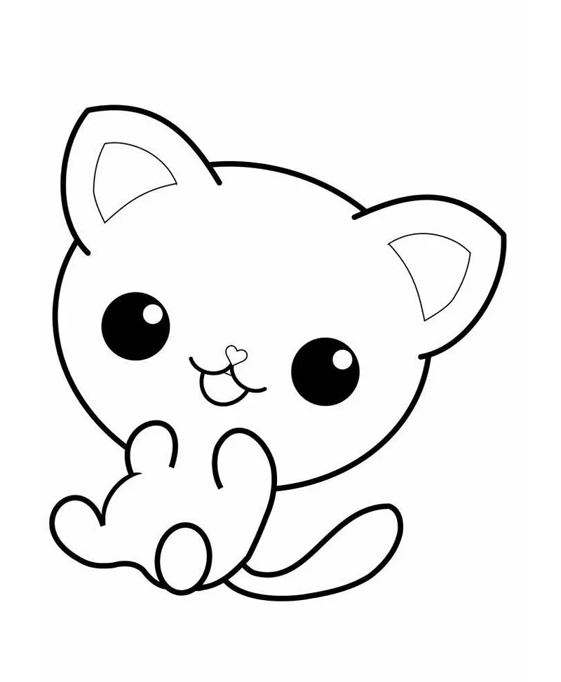 desenhos para colorir gato 46