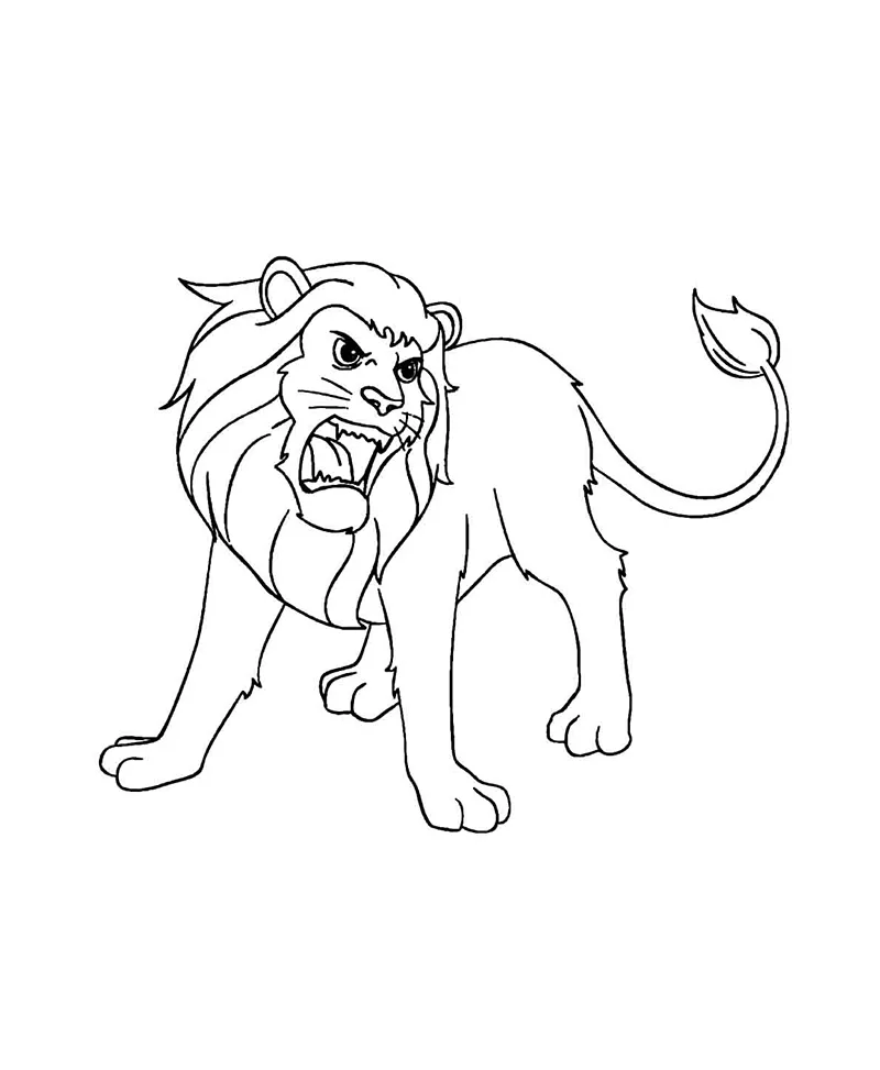 Desenhos de Leoes Para Colorir 10 Desenhos de Leoes Para Colorir 10