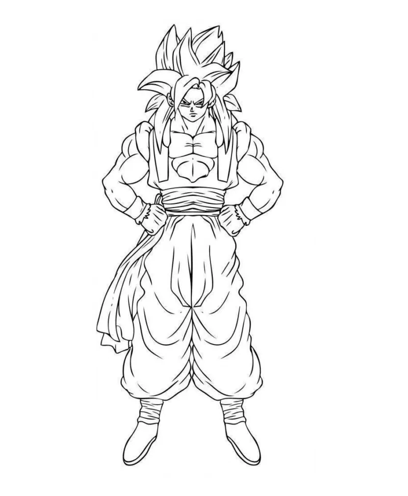 Desenhos do Dragon Ball para Imprimir e Colorir 14 Desenhos do Dragon Ball para Imprimir e Colorir 14