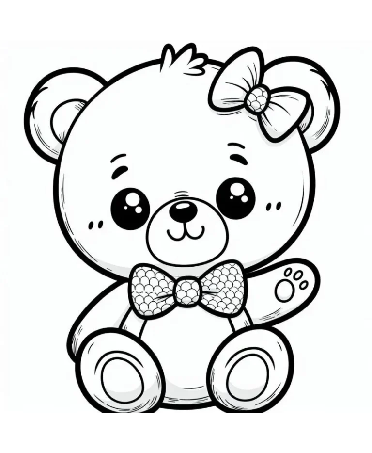 Ursinho para Colorir